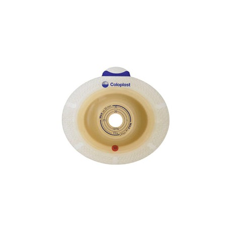 Barrera  de Ostomía Convexa Ligera Coloplast SenSura Click X-Pro Recortable de 10 a 65 MM con Aro de 70 MM