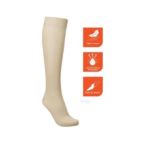 Calcetin JOBST SoSoft de Compresión Rodilla G Negro 15-20 mmHg