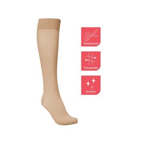 Medias JOBST de Compresión Ultrasheer Rodilla M Miel 20-30 mmHg