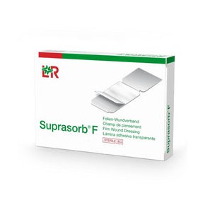 Lohmann & Rauscher Suprasorb F, Apósito de Película Trasnparente para Heridas, Estéril de 10 CM X 12 CM