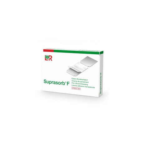 Lohmann & Rauscher Suprasorb F, Apósito de Película Trasnparente para Heridas, Estéril de 5 CM X 7 CM