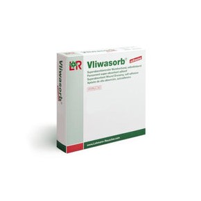 Lohmann & Rauscher Vliwasorb Apósito de alta absorción con adhesivo estéril de 12 CM X 12 CM