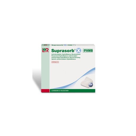 Lohmann & Rauscher Suprasorb X+PHMB, Apósito antimicrobiano (Biguanida) de 14 CM X 20 CM