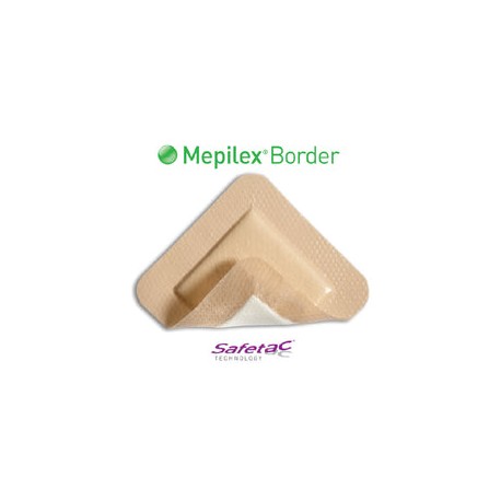 Mölnlycke Mepilex Border Apósito Multicapa con Bordes Adherentes todo en Uno de 10 CM X 10 CM