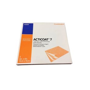 Apósito Antimicrobiano con Plata Smith & Nephew Acticoat 7 de 15 X 15 CM