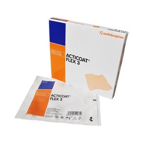 Apósito Antimicrobiano con Plata Flexible Smith & Nephew Acticoat Flex 3 de 10 X 20 CM