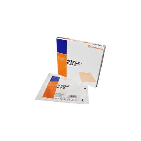 Apósito Antimicrobiano con Plata Flexible Smith & Nephew Acticoat Flex 3 de 10 X 20 CM