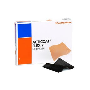 Apósito Antimicrobiano con Plata Flexible Smith & Nephew Acticoat Flex 7 de 40 X 40 CM