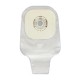 Hollister First Choice Bolsa de Ostomía Cerrada Drenable Transparente sin Hidrocoloide Recortable hasta 51 MM