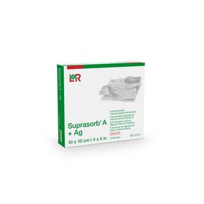 Lohmann & Rauscher Suprasorb A+AG, Apósito de Alginato de Calcio+Plata de 30 CM X 2 GR