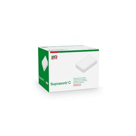 Lohmann & Rauscher Suprasorb C, Apósito de Colágeno para Heridas, Estéril de 4 CM X 6 X .8 CM