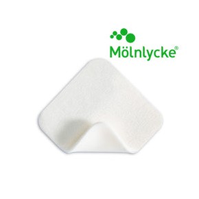 Mölnlycke Mepilex Apósito de Espuma de Poliuretano Altamente Absorbente de 15 CM X 15 CM