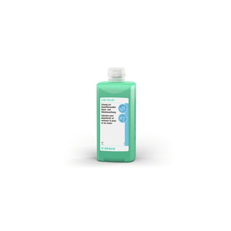 Solución para antisepsia prequirúrgica de manos y piel Bbraun Lifo Scrub de 1000 mL